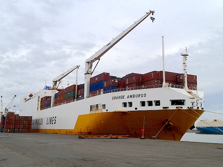 Our cargo ship 'Grande Amburgo'